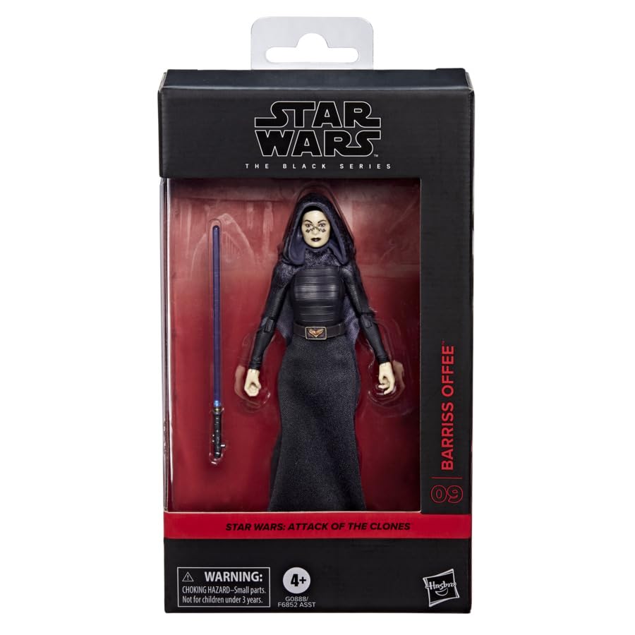 Star Wars The Black Series Barriss Offee Action Figure - 6-Inch Attack of the Clones Collectible