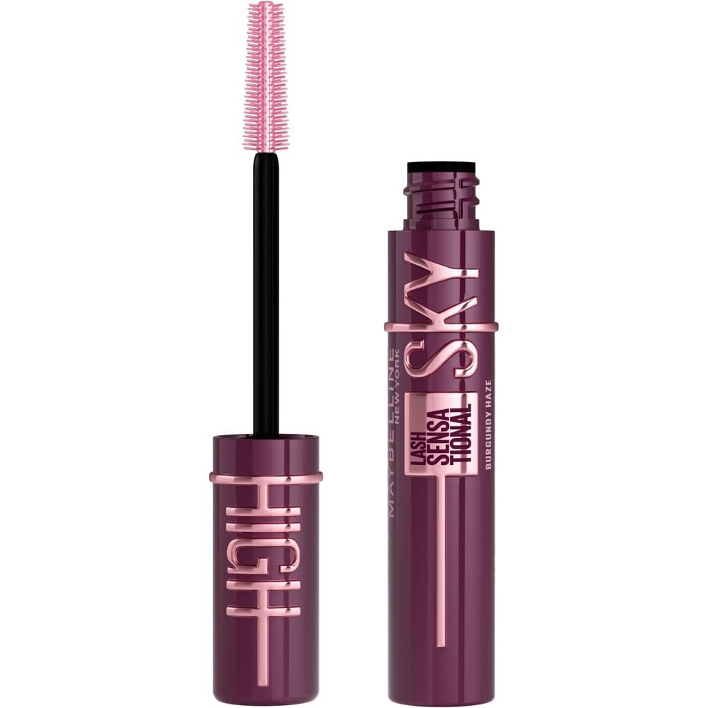 Maybelline Lash Sensational Sky High Volumizing and Lengthening Mascara (Burgundy Haze)