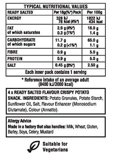 Walkers French Fries Flavour Crispy Potato Snacks Multipack 12 x 18g 5