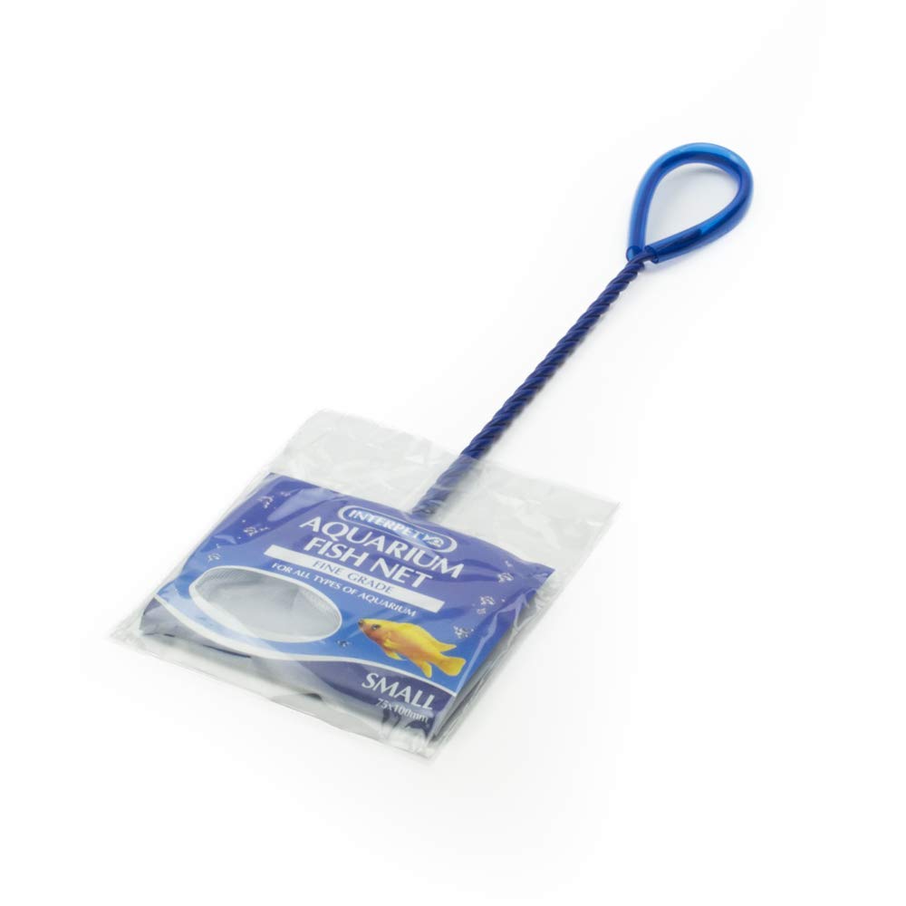 Interpet Fine Mesh Aquarium Net - Small Size | Gentle Soft Nylon Net | Safe for Saltwater & Freshwater