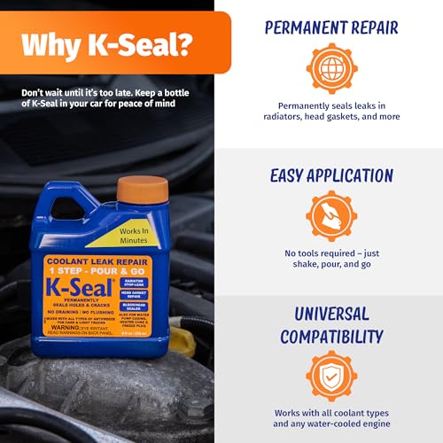 K-Seal Coolant Leak Repair - Fast & Permanent Engine Fix for Vehicle Maintenance (ST5501) 3