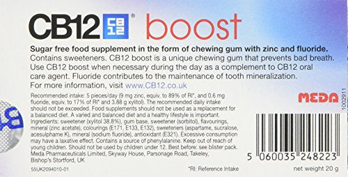 CB12 - Boost Chewing Gum (10 Pieces) 4