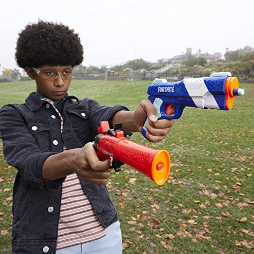 Nerf Fortnite Dual Pack - 2 Blasters & 6 Elite Darts for Outdoor Play 7