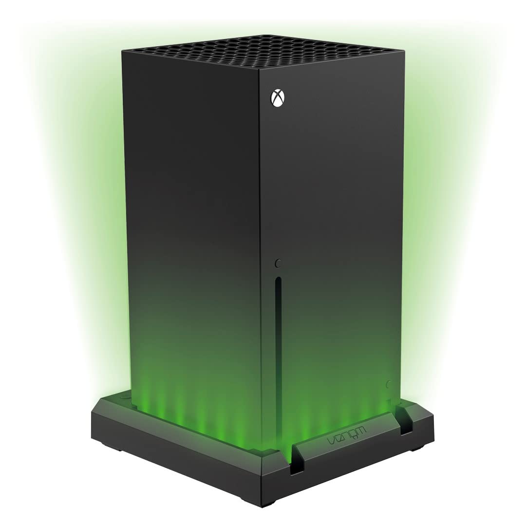 Venom Multi-Colour LED Light-up Console Stand for Xbox Series X | USB Powered | Adjustable Brightness 1