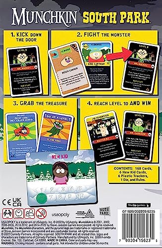 USAopoly Munchkin South Park Kartenspiel | Offiziell lizenziertes South Park Brettspiel 7
