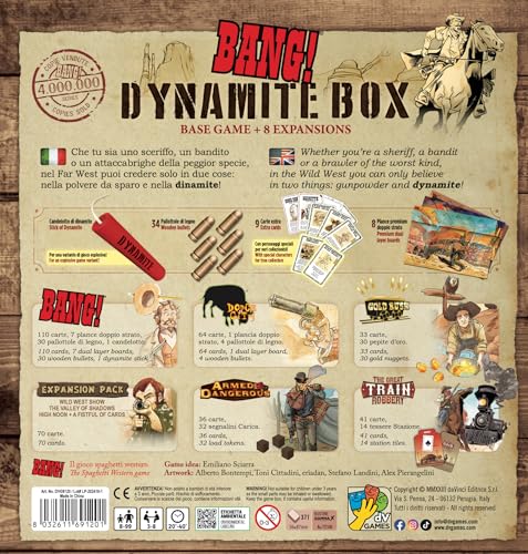 dV Giochi Bang! Dynamite Box Card Game Expansion 8