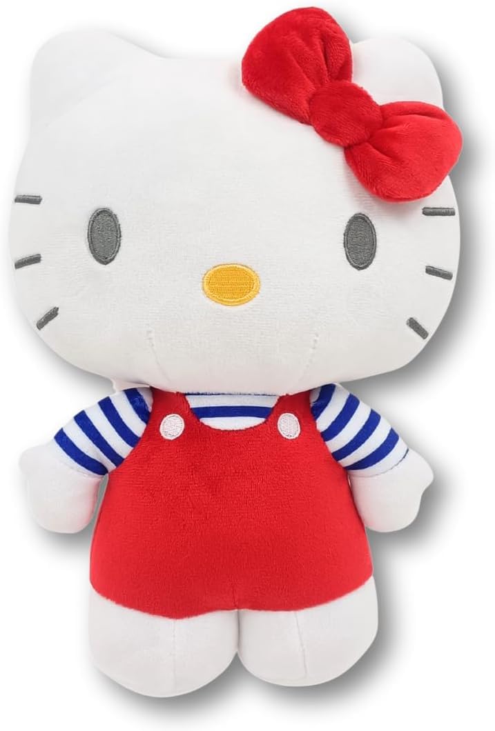 Hello Kitty Official Plush - 30 CM Large Standing Red