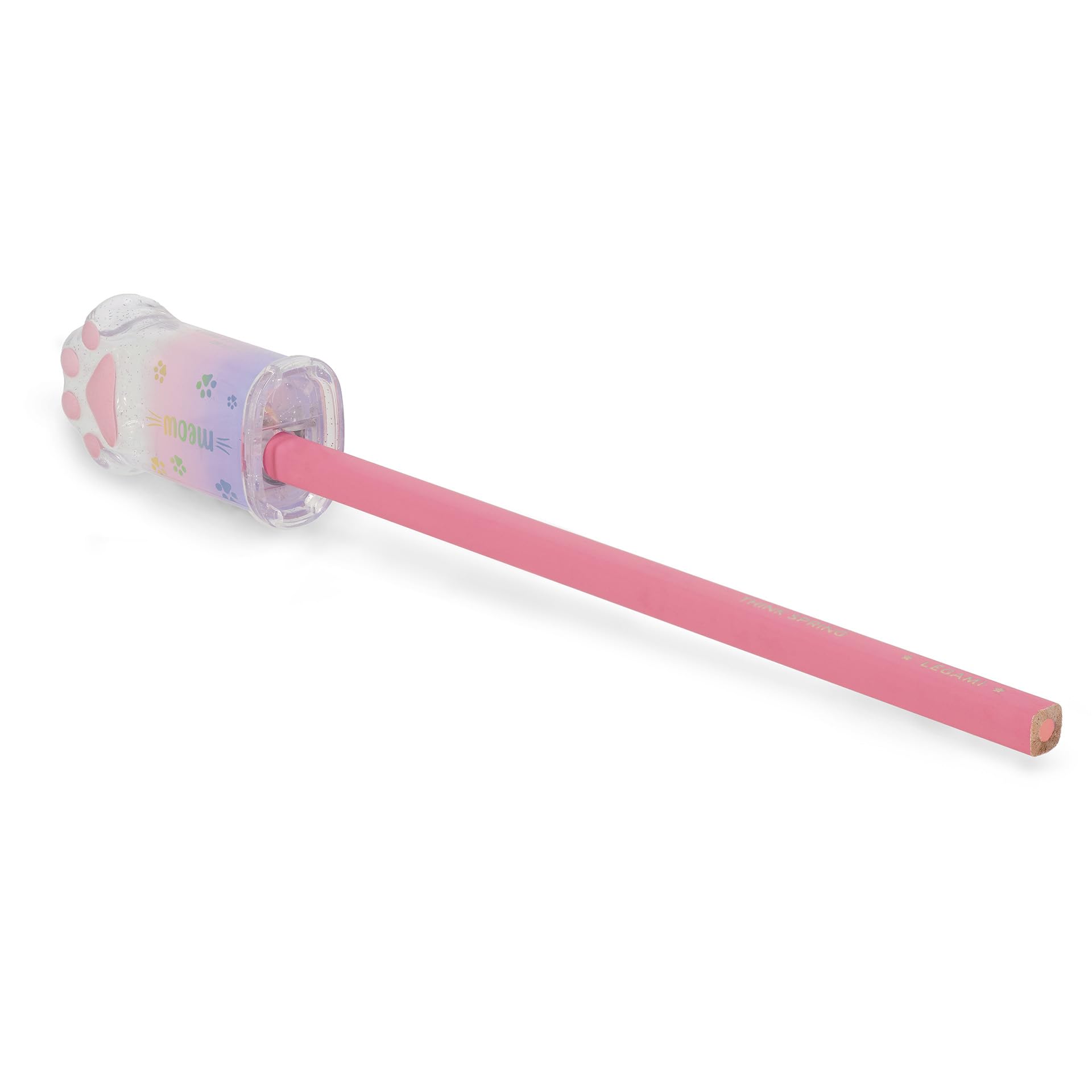Legami - Meow Cat Paw Pencil Sharpener with Glitter Details