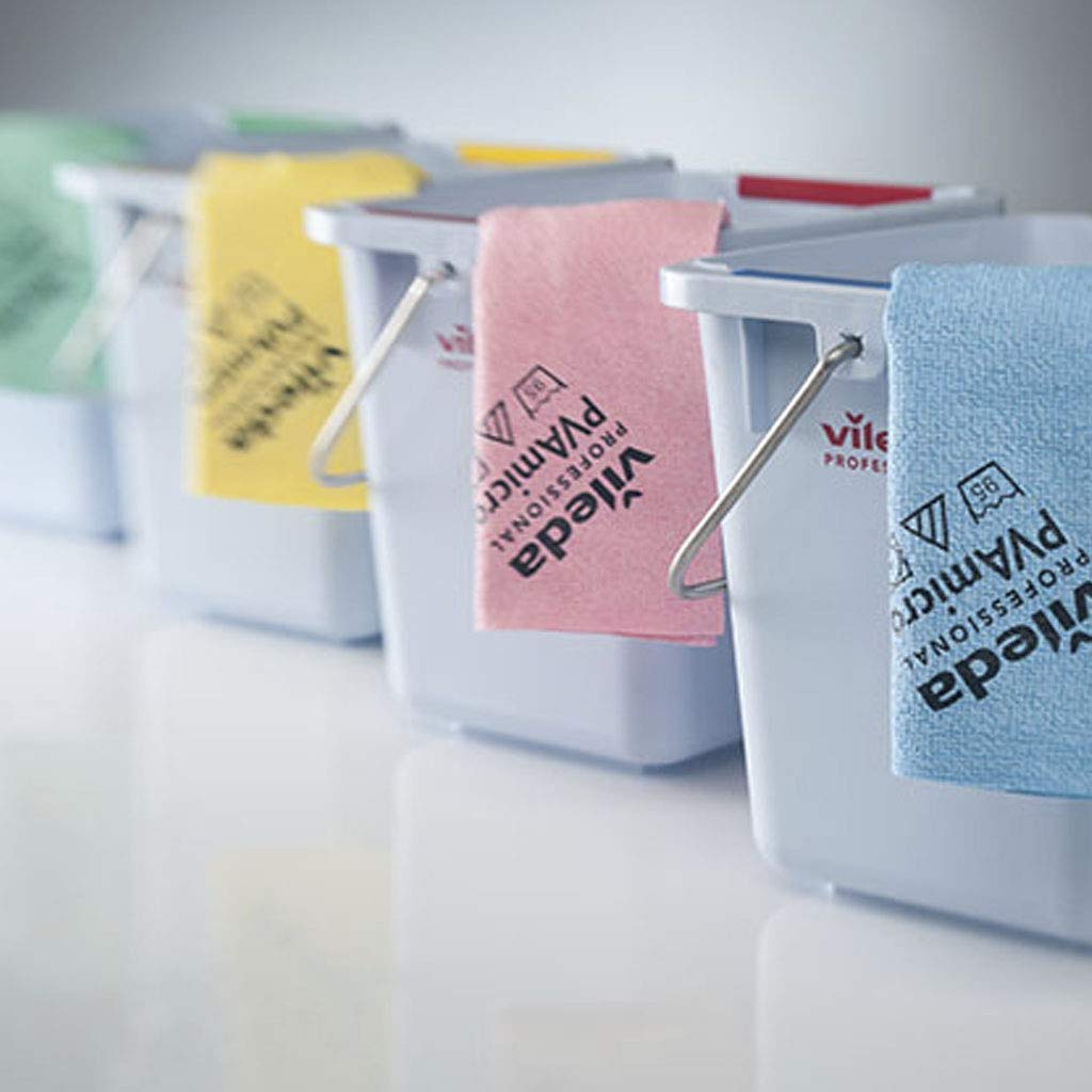 Vileda Professional PVAmicro Tuch, Gelb, 5er Pack