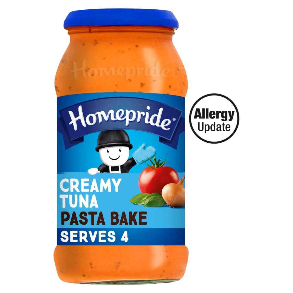 Homepride Creamy Tuna Pasta Bake Sauce - Classic Flavour | 485g Jar