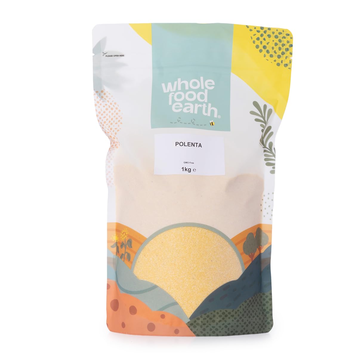 Wholefood Earth Polenta - Ground Maize for Creamy or Sliced Dishes | 1 kg