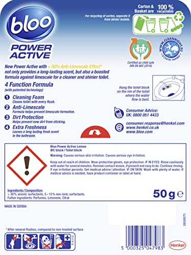 Bloo Power Active - Toilet Rim Block (50g) 9