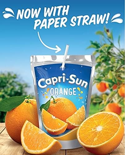 Capri-Sun Orange Fruit Juice Drink - 8 x 200 ml Pouches 3