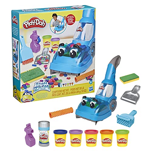 Play-Doh - Zoom Zoom Vacuum and Clean-up Toy with 5 Colours 13