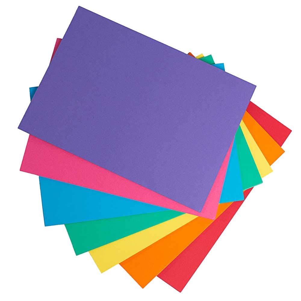 House of Card & Paper A3 160 GSM Card - Rainbow Coloured Card | Pack of 50 Sheets