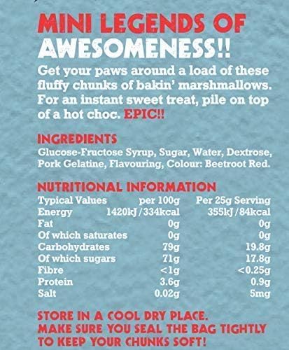 EP!C SNAX CO Mini Chunks Bakin' Marshmallows im amerikanischen Stil, 150 g 8