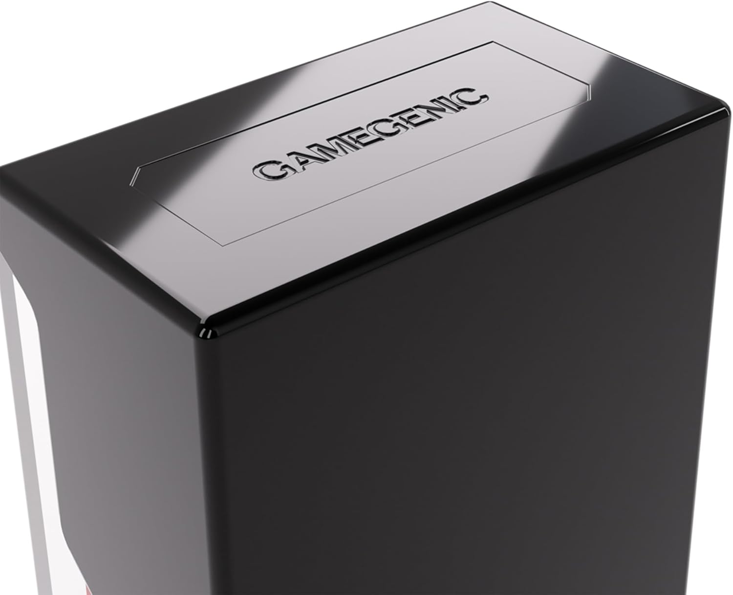 Gamegenic Bastion 50+ Black/Transparent Deck Box for Card Games