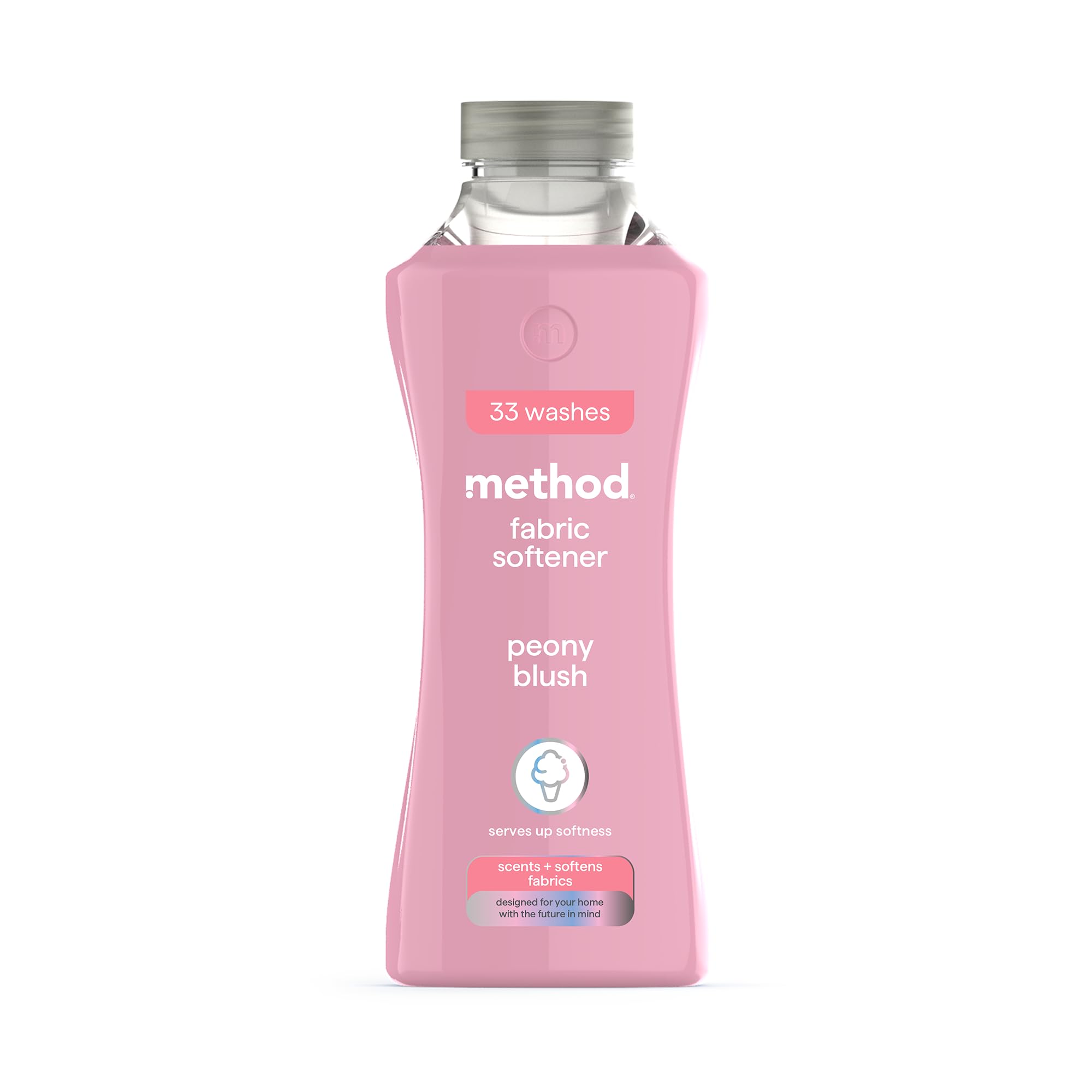Method Fabric Softener Peony Blush, 990ml - Liquid Fabric Conditioner for Soft, Scented Laundry