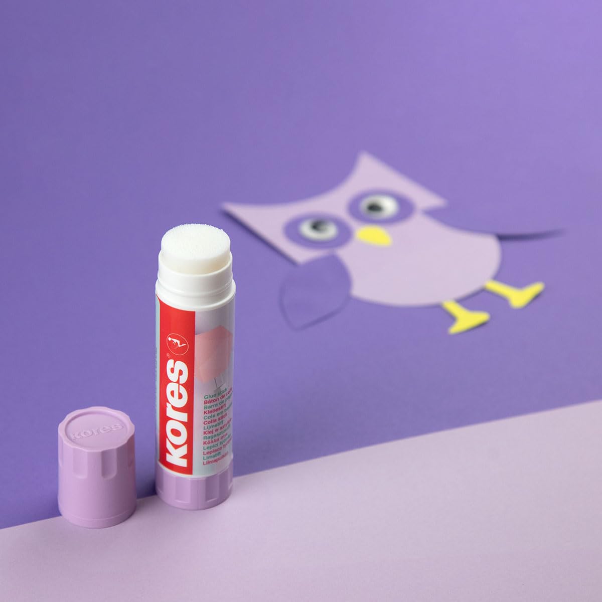 Kores Pastel Glue Stick - Strong Hold Adhesive, Non-Toxic, 20g (Pack of 2) 5
