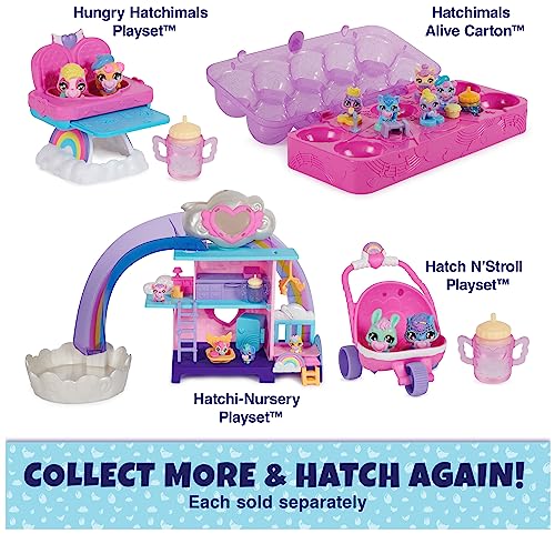 Hatchimals Alive Hungry Playset with Highchair and 2 Mini Figures - Interactive Hatching Fun for Ages 3+ 21