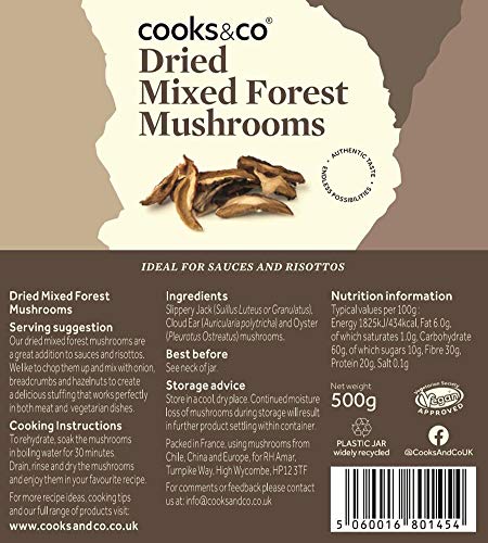Cooks & Co Dried Mixed Forest Mushrooms 500 g 3
