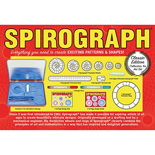 Spirograph Retro Tin - Commemorative Edition Art Set with Precision Gears & Throwback Packaging 6