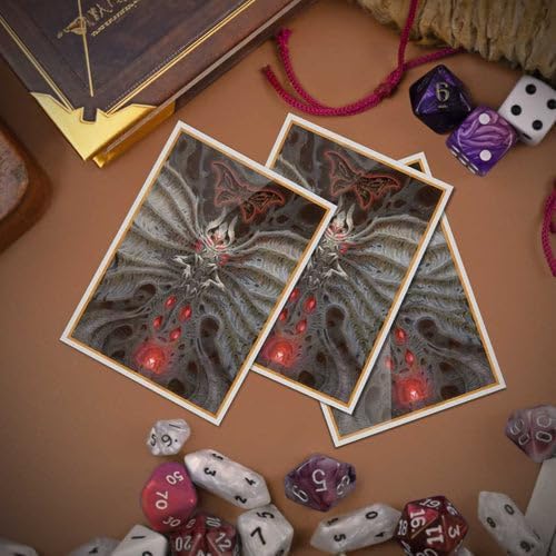 Ultra PRO Magic: The Gathering Trading Cards - Duskmourn APEX Deck Protector Sleeves (Creepy Leather-Bound Set)