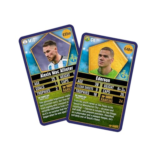 Top Trumps World Football Stars Top 200 Starter Kit Card Game 16