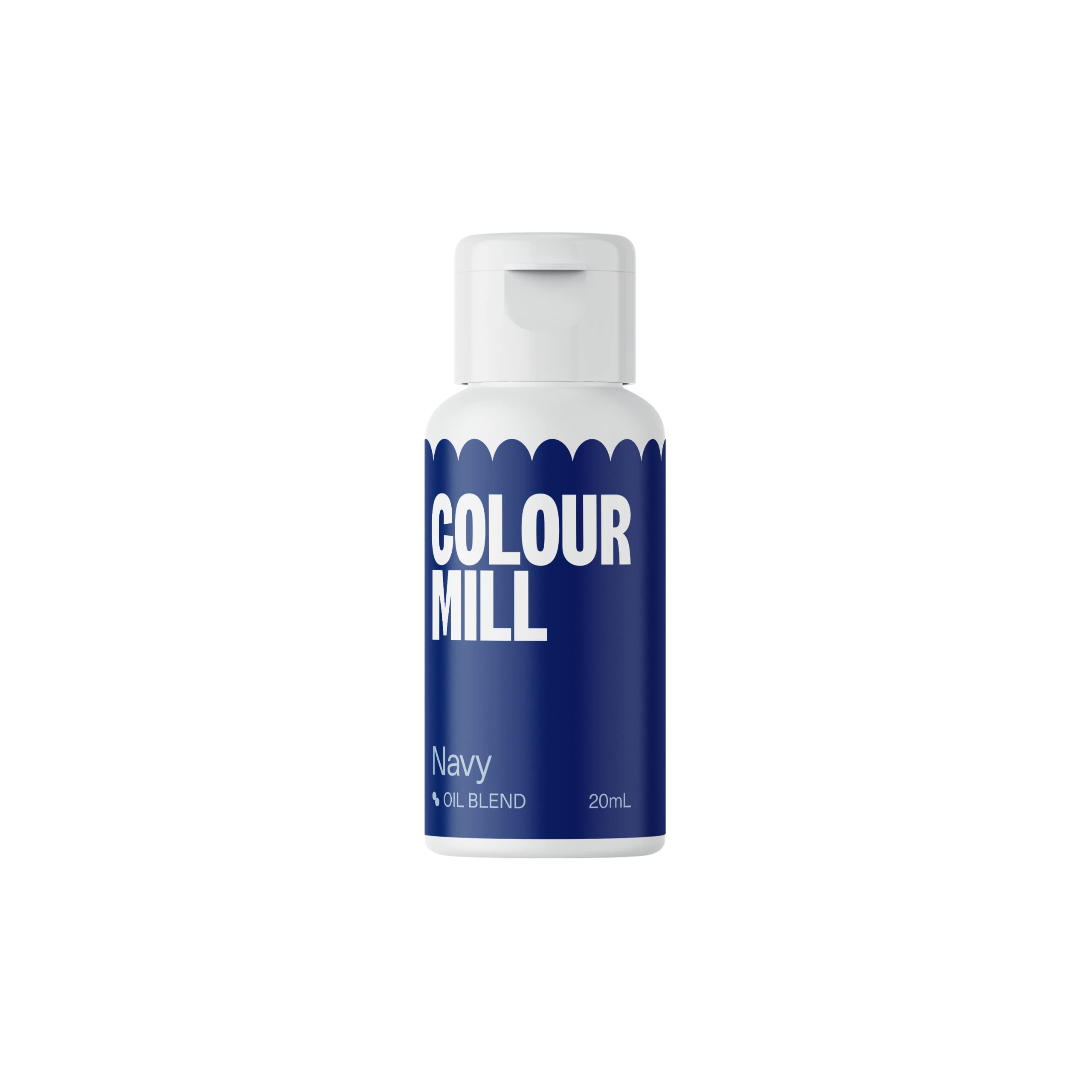 Colour Mill Oil Blend Lebensmittelfarbe Marineblau – Backfarbe auf Ölbasis, 20 ml