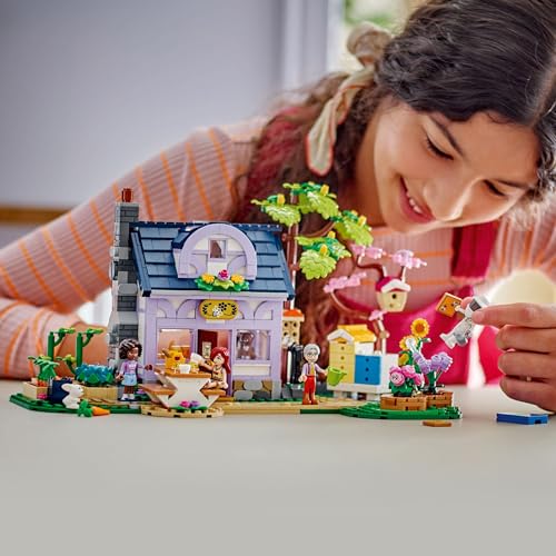 LEGO Friends Beekeepers’ House and Flower Garden Playset - 1161-Piece Building Set with 4 Mini Dolls, Cat and Rabbit Figures for Ages 12+ 19