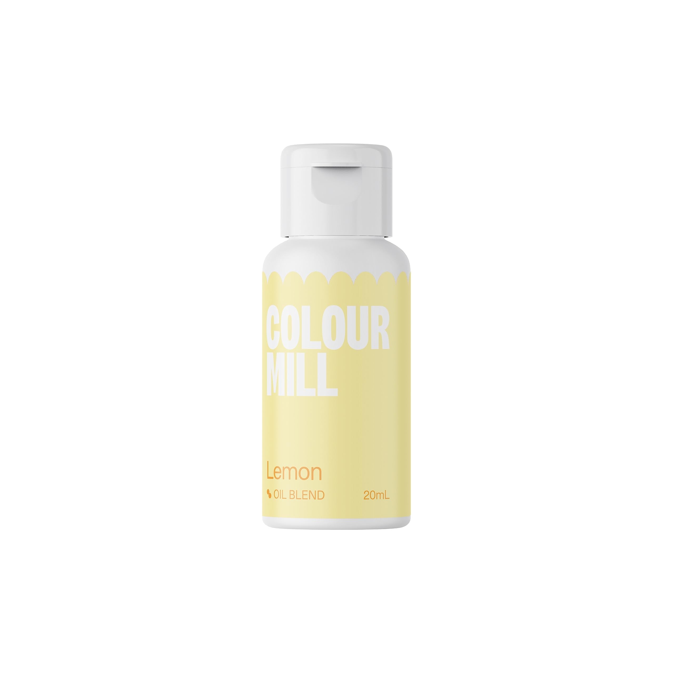 Colour Mill Oil Blend Lebensmittelfarbe Zitrone – 20 ml Backfarbe auf Ölbasis