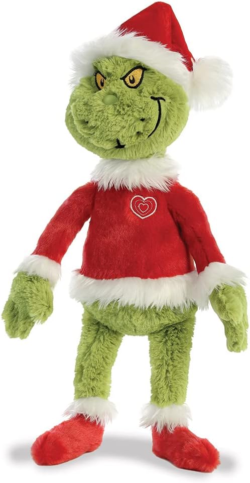 Dr. Seuss Grinch Santa 19" Plush - Officially Licensed 3