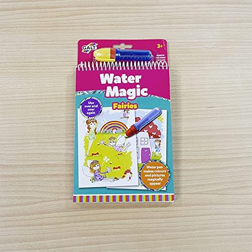 Galt Water Magic - Fairies Reusable Water Reveal Colouring Book for Kids 3+