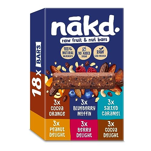 Nakd Raw Fruit & Nut Bar Variety Pack - 18 x 35g - Vegan, Gluten-Free, No Added Sugar 7