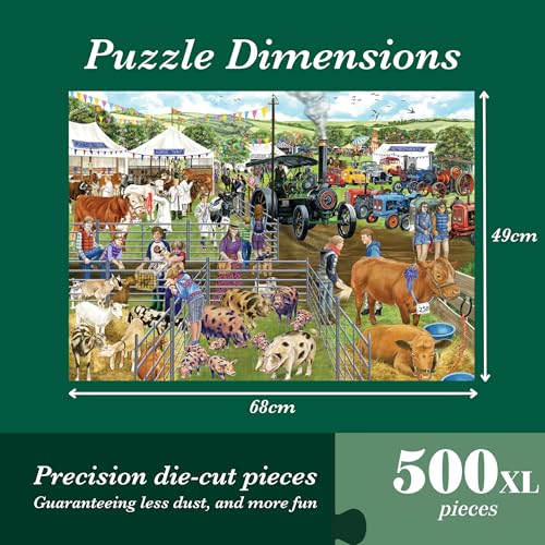 Falcon - County Show 500 XL Piece Jigsaw Puzzle for Adults 6