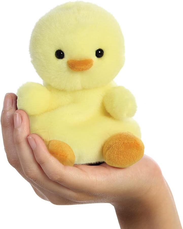 Aurora Palm Pals Betsy Chick Plush Toy - Soft Bean-Filled Chick for Babies & Toddlers 5