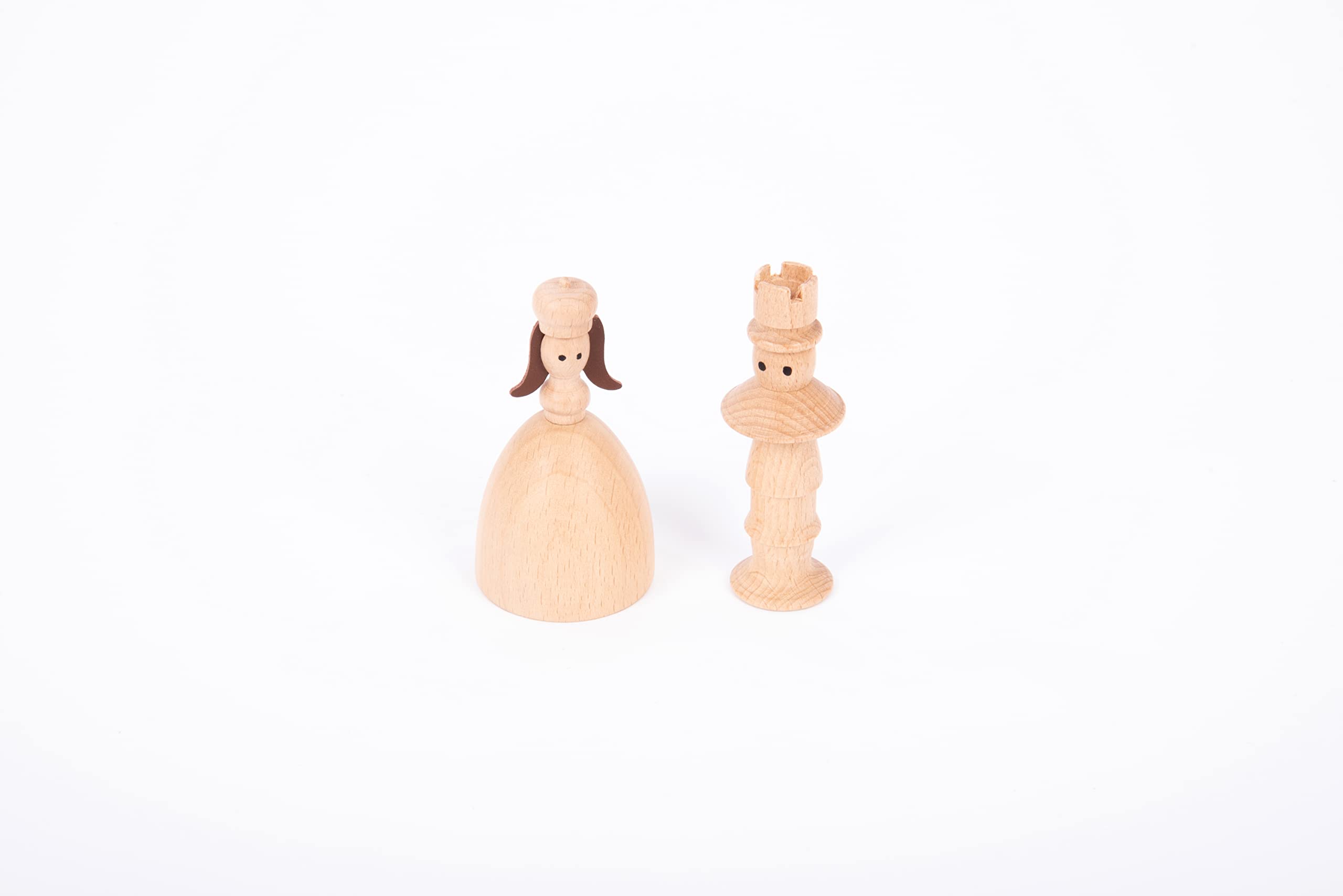 TickiT Wooden Enchanted Figures Set - 10 Fairy Tale Characters for Imaginative Play