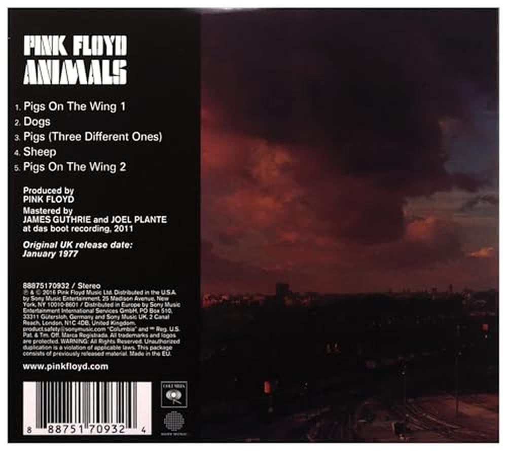 Pink Floyd - Animals Audio CD