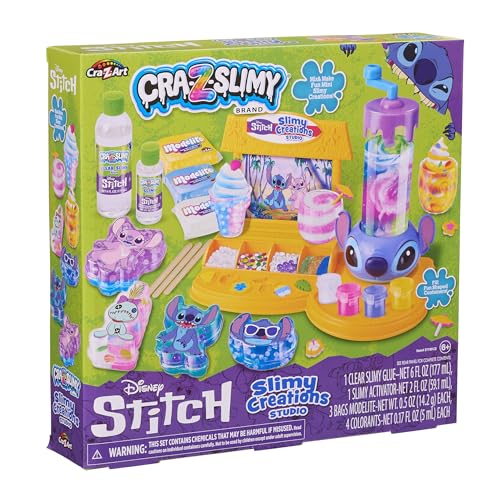 Cra-Z-Slimy Disney Stitch Slimy Creations Studio - Slime Making Kit for Kids 6+ 5