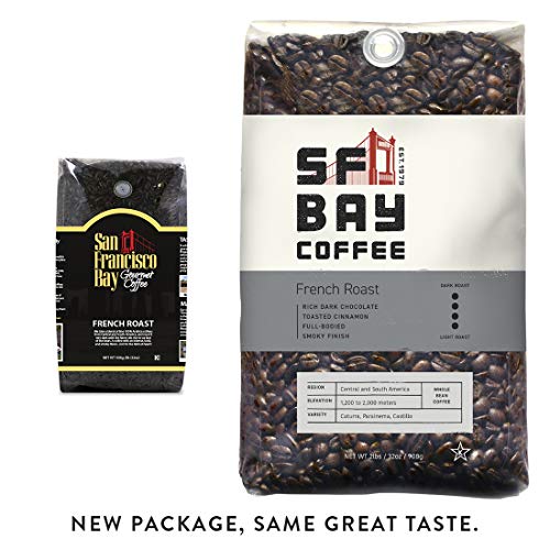 San Francisco Bay French Roast Whole Bean Coffee 908g - Dark Roast Arabica