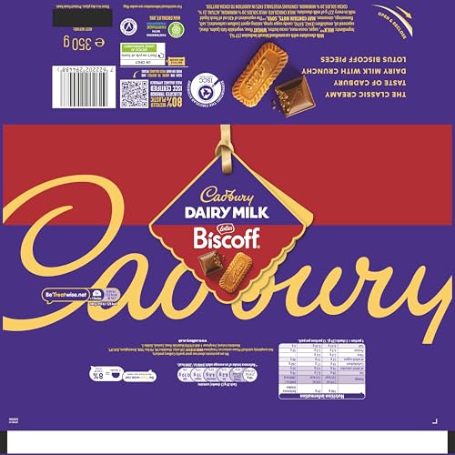 Cadbury Dairy Milk Lotus Biscoff Schokoriegel – 350 g 8
