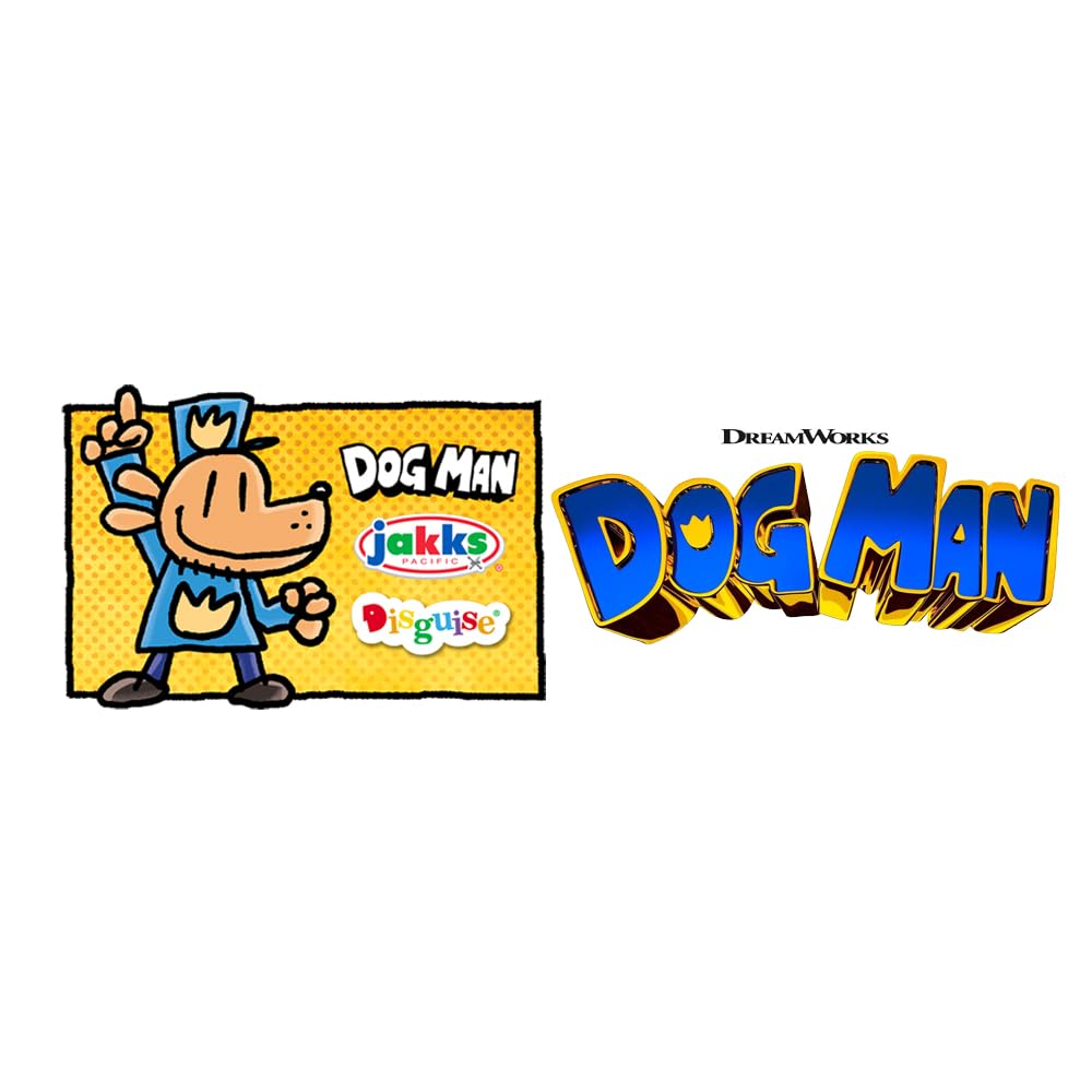 Jakks Pacific Dog Man Movie - Lil Petey, Petey, Chief, Flippy 6.3cm Action Figures Multipack