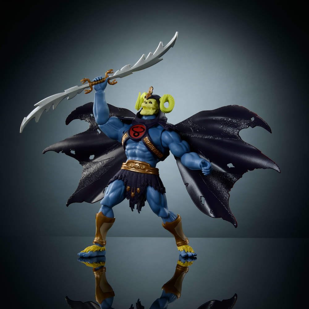 Masters of the Universe Origins X ThunderCats Skell-Ra Action Figure - 5.5-Inch Scale, 16 Joints, Swappable Armor & Heads
