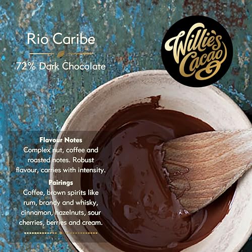 Willie's Cacao - Rio Caribe 72% Dark Chocolate Chef's Drops 150g 6