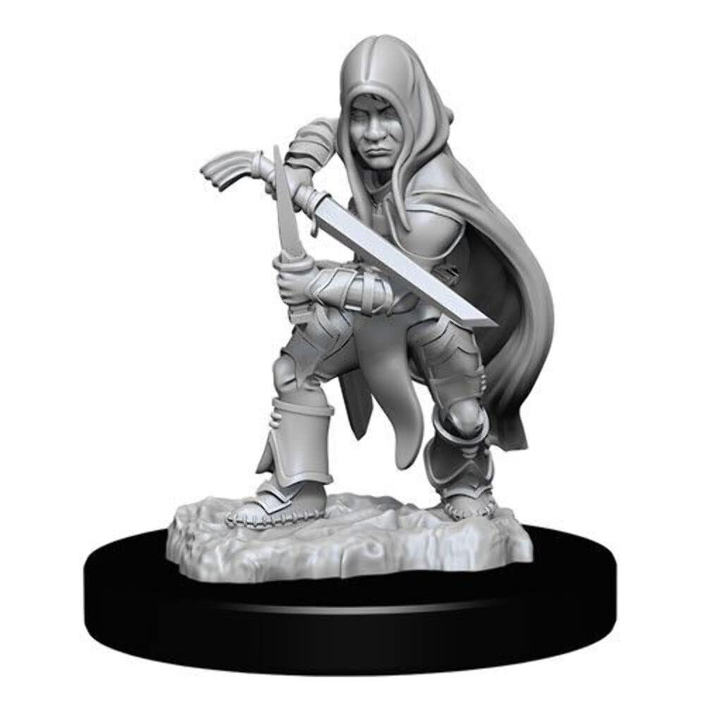 WizKids D&D Nolzur's Marvelous Miniatures - Halfling Rogue Male (6 Units) | Cardboard Material | Regular Edition