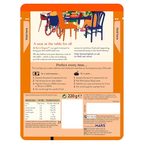 Ben's Original - Cajun-gewürzter Mikrowellenreis 6 x 220g 5