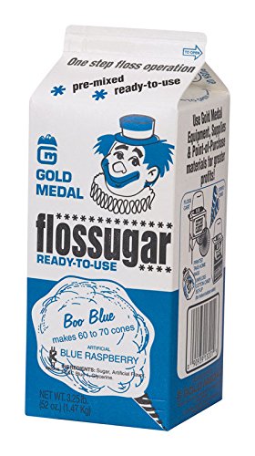 Gold Medal Flossugar Blue Raspberry Candy Floss Sugar 1.47kg