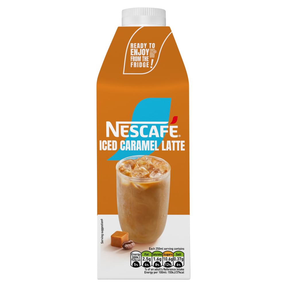 NESCAFÉ Iced Coffee Caramel Flavour Latte 750ml - Ready to Drink