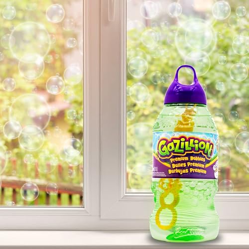 Gazillion Bubbles Original Bubble Solution 2L with 7-in-1 Wand - Non-Toxic, Long-Lasting Bubbles for Outdoor Play 7
