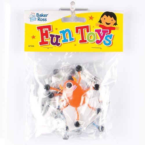Baker Ross Monster Wall Crawlers - Sticky Feet Novelty Toy | Pack of 6 | Ages 3+ 2